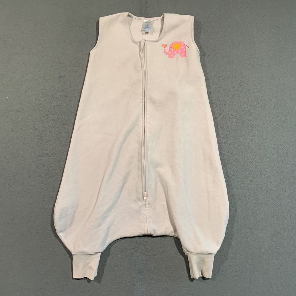 HALO SleepSack Big Kids 2-3T Fleece Wearable Blanket Elephant 90115
